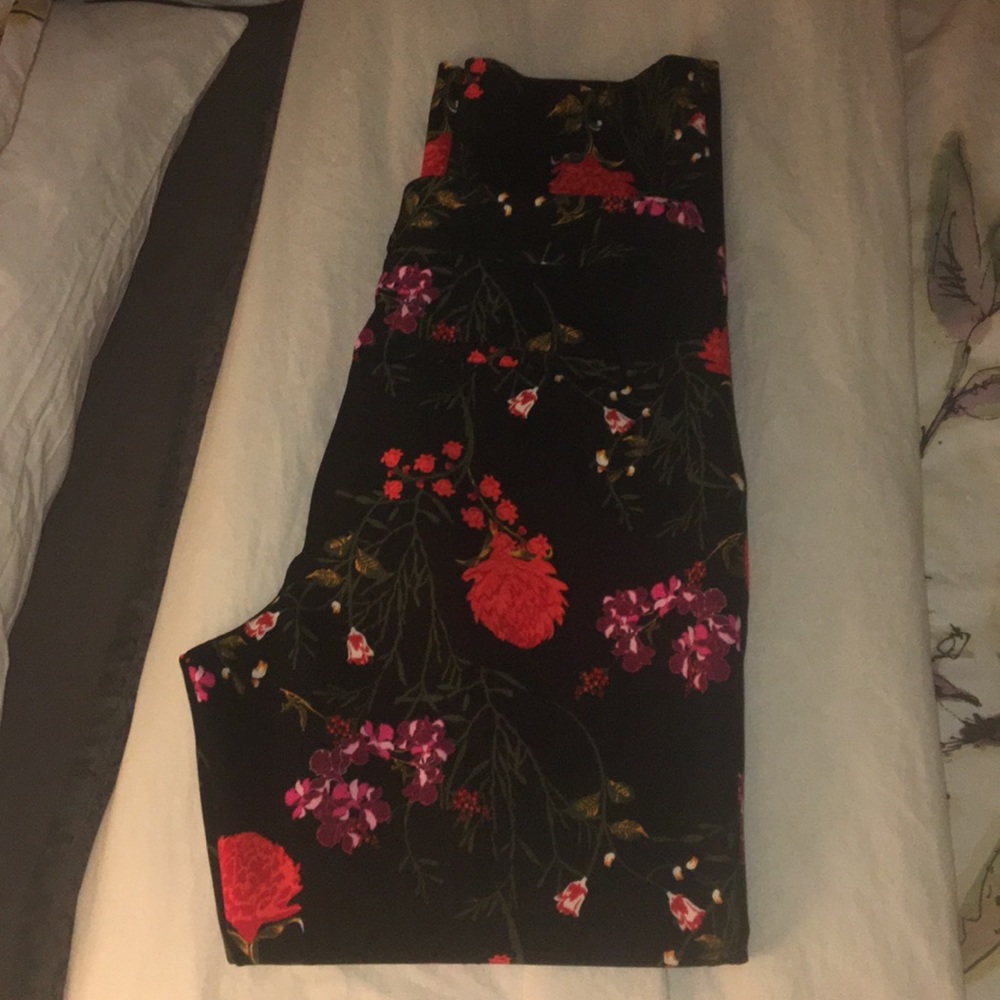 Floral dress pants